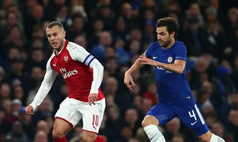 Jack Wilshere chơi tuyệt hay ở trận gặp Chelsea