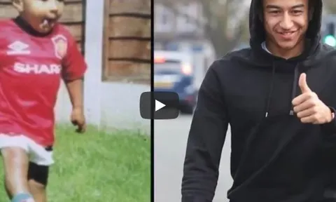 Jesse Lingard thay đổi như thế nào từ 3 đến 25 tuổi?