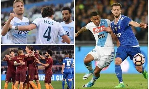 Juventus và Napoli chia điểm: Thành Rome mở hội