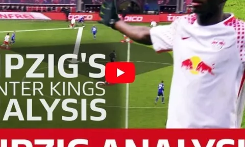 Khả năng phòng ngự phản công siêu hạng của RB Leipzig