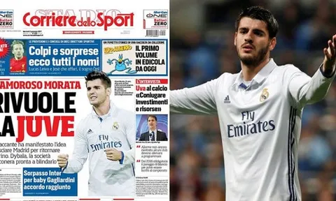 Không hạnh phúc tại Real, Morata tính đường 'đào tẩu'?