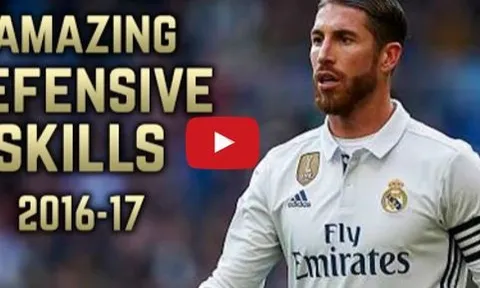 Kĩ năng phòng ngự tuyệt vời của Sergio Ramos