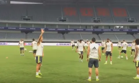 Kỹ thuật đỉnh cao của Ronaldo trên sân tập