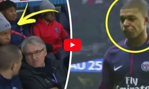 Kylian Mbappe phản ứng thế nào khi bị thay ra?