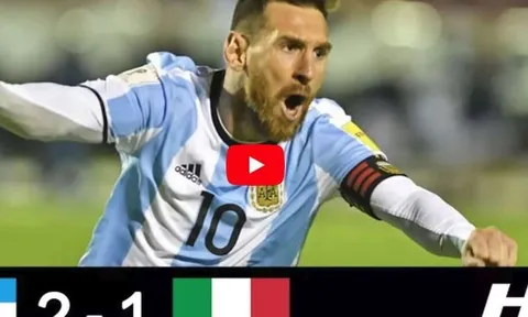 Lần đụng độ gần nhất của Argentina và Italia