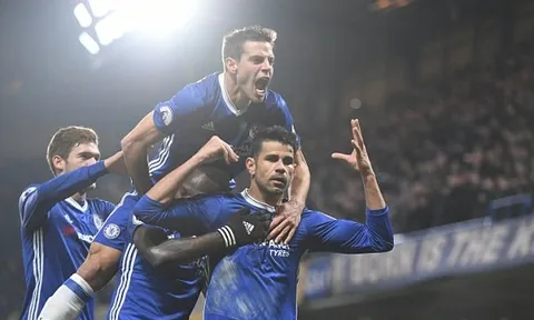 Lập công ở phút 45+7, Costa giúp Chelsea thu phục "Bầy hổ" trên sân nhà