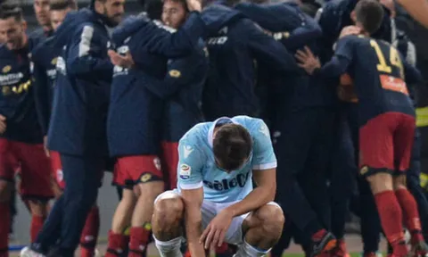 Lazio thất bại, top 4 Serie A lại căng như dây đàn