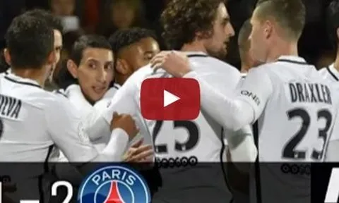 Lorient 1-2 PSG (vòng 29 Ligue 1)