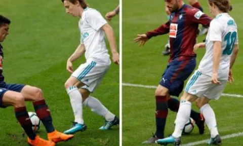 Luka Modric chơi tuyệt hay vs Eibar