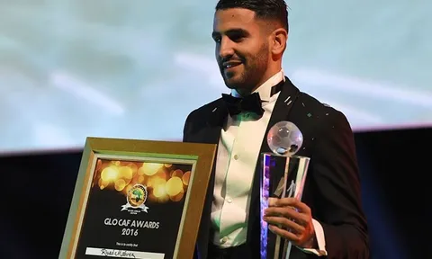 Mahrez được tôn vinh ở tầm châu lục