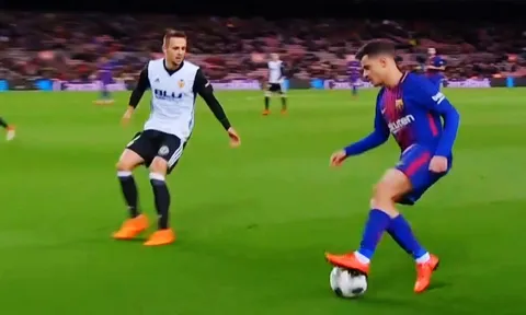 Màn ra mắt Barcelona của Yerry Mina vs Valencia