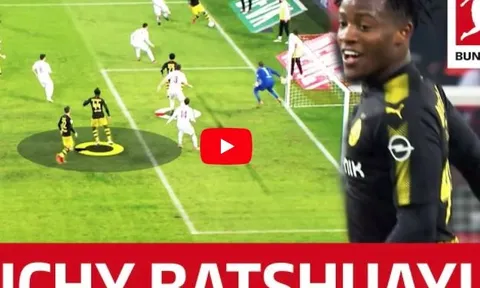 Màn ra mắt Dortmund ấn tượng của Michy Bitshuayi
