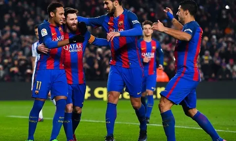 Màn trình diễn của Barca trong năm 2016