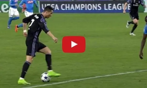 Màn trình diễn của Cristiano Ronaldo vs Napoli