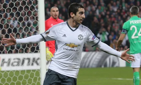 Màn trình diễn của Henrikh Mkhitaryan trước Saint-Etienne
