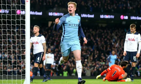 Màn trình diễn của Kevin De Bruyne trước Tottenham