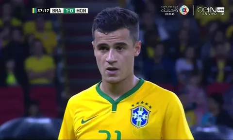 Màn trình diễn của Philippe Coutinho trước Uruguay