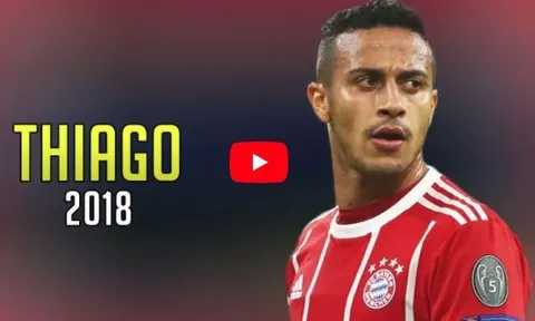 Màn trình diễn đẳng cấp của Thiago Alcantara mùa 2017/18