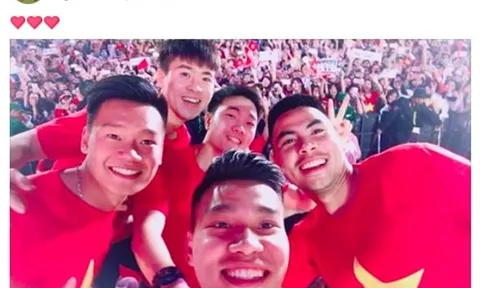Tuyển thủ U23 'đại náo' mạng xã hội sau gala vinh danh ở TP.HCM