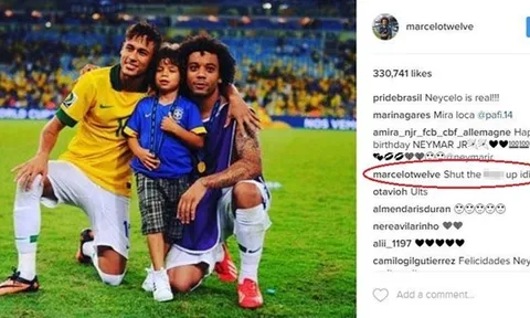 Marcelo mắng fan Real: ‘Câm miệng đi lũ đần’