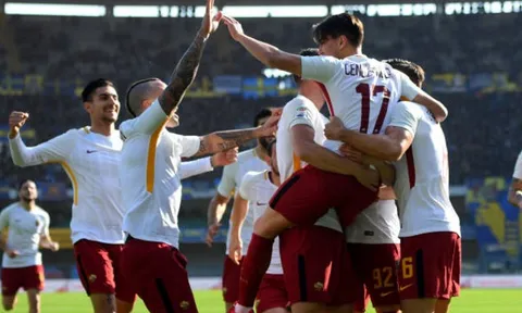 Mất người, Roma chật vật giữ lại chiến thắng trước Verona