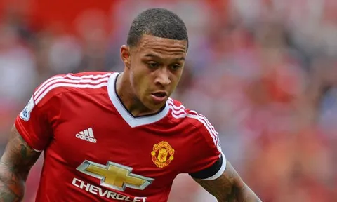 Memphis Depay khi còn khoác áo Manchester United