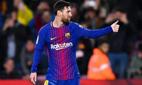 Messi bước vào top 10 ghi bàn nhiều nhất lịch sử Cúp Nhà vua