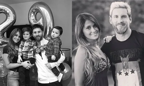 Messi chúc mừng sinh nhật bạn gái