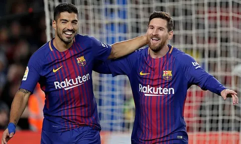 Messi và Suarez ghi bàn nhiều hơn 74 đội ở châu Âu