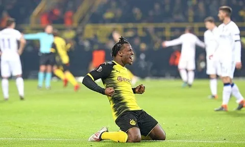 Michy Batshuayi lập cú đúp, Dortmund ngược dòng đánh bại Atalanta