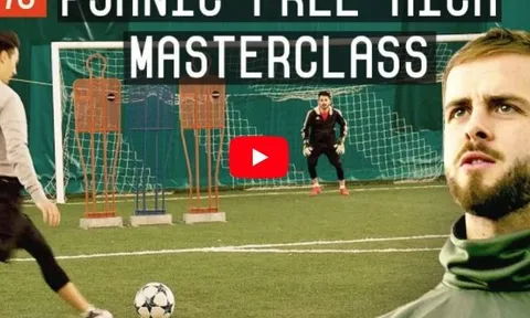 Miralem Pjanic trổ tài sút phạt cực đỉnh