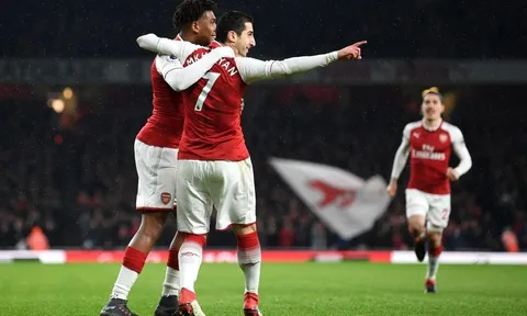 Mkhitaryan và thành tích có một không hai cho Arsenal