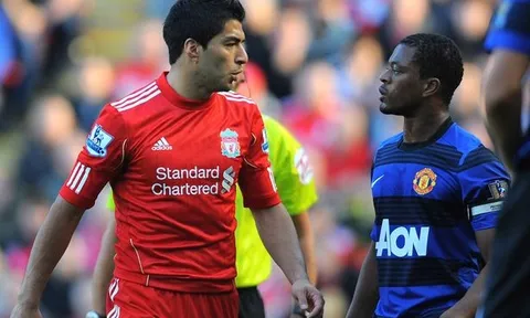 Mối thâm thù giữa Luis Suarez và Patrice Evra
