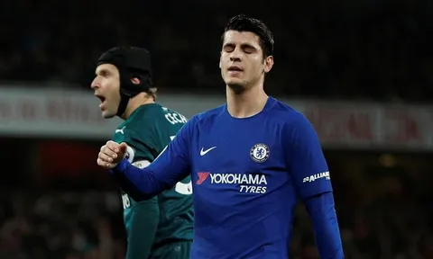 Morata chơi đầu so với chân như thế nào?