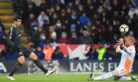 Morata giải hạn, Chelsea vất vả tìm được vé đến Wembley