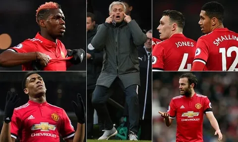 Mourinho ì ạch và thiếu cảm hứng, United đứng trên bờ vực