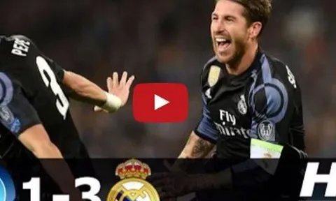 Napoli 1-3 Real Madrid (lượt về vòng 16 đội Champions League)