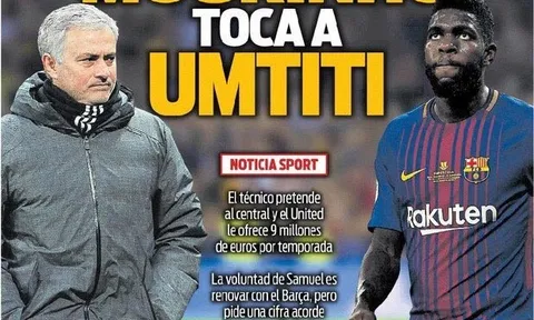 Nếu Mourinho muốn, M.U sẽ rút ruột Barca