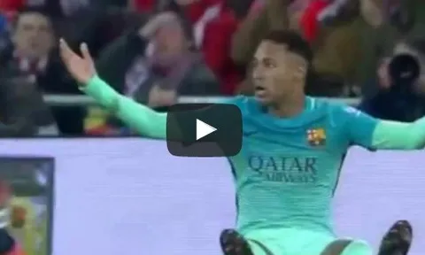 Neymar có ăn vạ trong tình huống này (vs Athletic Bilbao)?