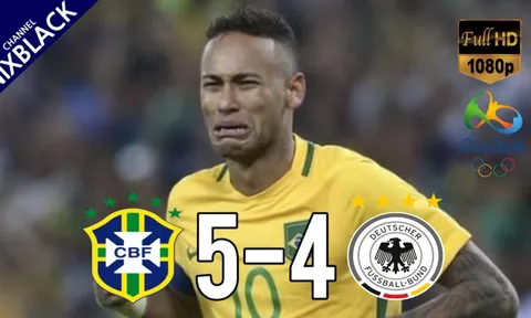 Neymar khóc khi giúp Brazil vô địch Olympic 2016
