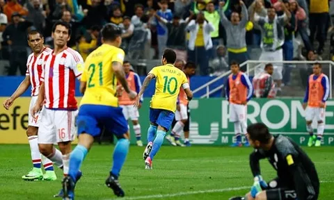 Neymar thăng hoa, Brazil thắng trận thứ 8 liên tiếp