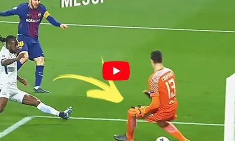 Nghệ thuật 'xâu kim' của Lionel Messi
