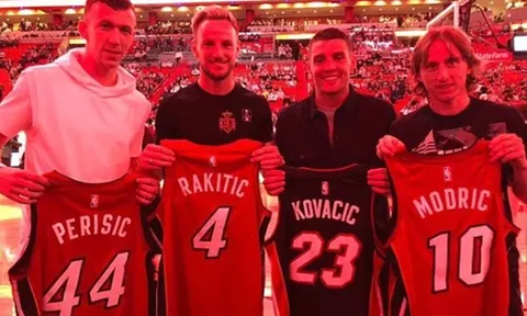 Nghỉ tập, Modric rủ rê đồng bọn đi xem bóng rổ