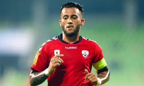 Ngôi sao số một Afghanistan lỡ trận đấu với Việt Nam