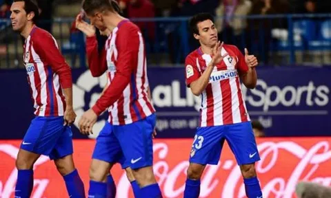 Người hùng Gaitan giúp Atletico Madrid chen chân vào top 4