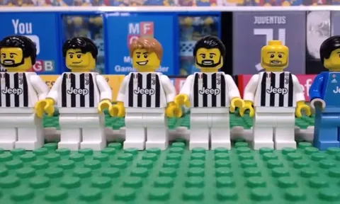 Nhìn lại trận đấu giữa Juventus và Tottenham theo phong cách Lego