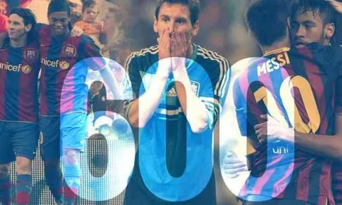 Những con số ấn tượng về 600 bàn thắng của Messi