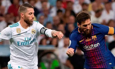 Những con số của Sergio Ramos bằng với Messi