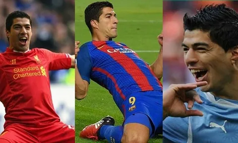 Những cột mốc khó quên trong sự nghiệp của Luis Suarez