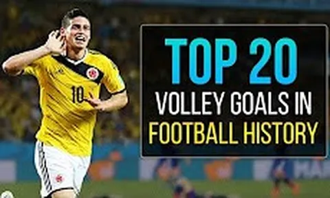 Những cú bắt Volley siêu chuẩn trên sân cỏ